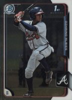 2015 Bowman Chrome Prospects #BCP71 Ozhaino Albies Baseball Card