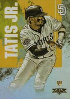 2019 Topps Fire #157 Fernando Tatis Jr. Gold Minted Baseball Card