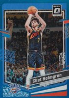 2023 Panini Donruss Optic #114 Chet Holmgren Aqua Basketball Card