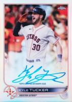 2022 Topps Chrome Veteran Autographs #CVAKT Kyle Tucker Refractor Baseball Card