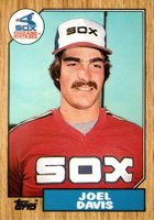 1987 Topps Tiffany #299 Joel Davis Baseball Card