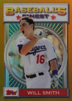 2020 Finest Flashbacks #4 Will Smith Gold Refractor Baseball Card
