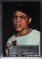 1997 Topps Willie Mays Finest #2 1952 Topps Reprint Baseball Card