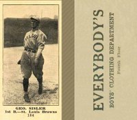 1916 Everybody's #164 Geo. Sisler Baseball Card