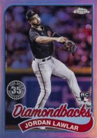 2024 Topps Chrome 1989 Topps Baseball #14 Jordan Lawlar Baseball Card