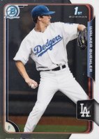 2015 Bowman Draft #46 Walker Buehler Chrome Baseball Card