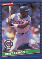 1986 Donruss #90 Chet Lemon Baseball Card