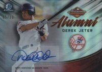 2019 Bowman Chrome Arizona Fall League Alumni Autographs #DJ Derek Jeter Baseball Card