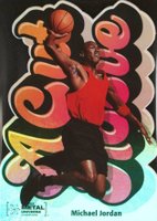 2021 Skybox Metal Universe Champions A Cut Above Die-Cut #ACA1 Michael Jordan Basketball Card