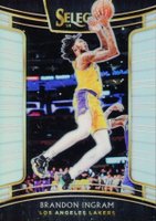 2018 Panini Select #44 Brandon Ingram Silver Prizm Basketball Card