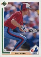 1991 Upper Deck #536 Larry Walker Baseball Card