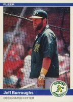 1984 Fleer #440 Jeff Burroughs Baseball Card