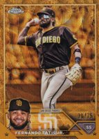 2023 Topps Gilded Collection #14 Fernando Tatis Jr. Wave Gold Etch Baseball Card