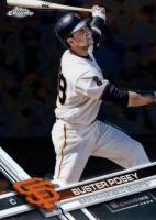 2017 Topps Chrome #145 Buster Posey White Jersey Baseball Card