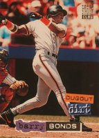 1994 Stadium Club Dugout Dirt #6 Barry Bonds Baseball Card
