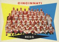 1960 Topps #164 Cincinnati Reds Team Baseball Card