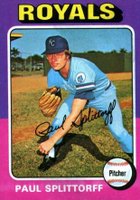 1975 Topps Mini #340 Paul Splittorff Baseball Card