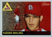 2004 Topps Heritage Chrome #99 Yadier Molina Baseball Card