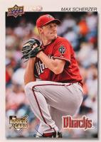 2008 Upper Deck Timeline #123 Max Scherzer 92 UD Minor League Design Baseball Card