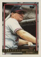 1992 Topps Gold #489 Bobby Cox Baseball Card