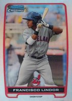 2012 Bowman Prospects #BCP3 Francisco Lindor Chrome-Refractor Baseball Card