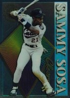 1995 Stadium Club Clear Cut #17 Sammy Sosa Baseball Card