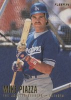1996 Fleer #445 Mike Piazza Baseball Card
