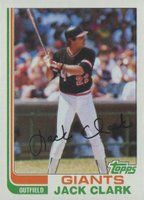 1982 Topps #460 Jack Clark Baseball Card