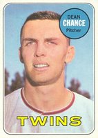 1969 Topps #620 Dean Chance Baseball Card