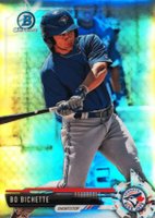 2017 Bowman Draft #BDC38 Bo Bichette Chrome-Refractor Baseball Card
