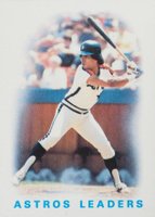 1986 Topps #186 Astros Leaders Astros Leaders Baseball Card