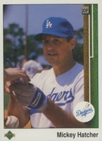 1989 Upper Deck #709 Mickey Hatcher Baseball Card