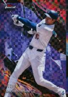 2024 Topps Finest #177 Shohei Ohtani Purple Checkerboard Refractor Baseball Card