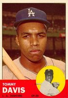 1963 Topps #310 Tommy Davis Baseball Card
