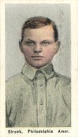 1910 Sporting Life # Amos Strunk Baseball Card