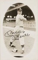1999 Hall of Fame Autographs # Mickey Mantle Postcard Baseball Card