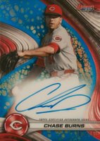 2024 Bowman's Best Best of 2024 Autographs #B24CB Chase Burns Blue Refractor Baseball Card