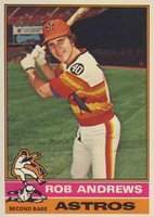 1976 Topps #568 Rob Andrews Baseball Card