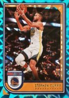 2022 Panini NBA Hoops #223 Stephen Curry Teal Explosion Basketball Card