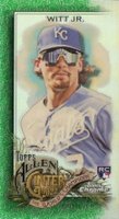 2022 Topps Allen & Ginter Chrome #250 Bobby Witt Jr Mini-Green Refractor Baseball Card
