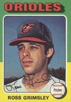 1975 Topps Mini #458 Ross Grimsley Baseball Card