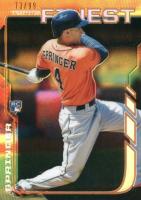 2014 Finest #39 George Springer Black Refractor Baseball Card
