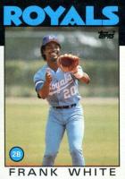 1986 Topps #215 Frank White Baseball Card