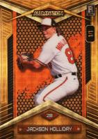 2024 Wild Card Alumination Just the Hits #BCJH Jackson Holliday Gold Circles Foil-Gold 1/1 Baseball Card