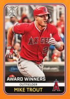 2020 Topps Big League #283 Mike Trout Orange Baseball Card