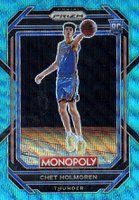 2022 Panini Prizm Monopoly #63 Chet Holmgren Teal Wave Basketball Card
