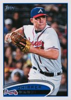 2012 Topps #305 Chipper Jones Baseball Card