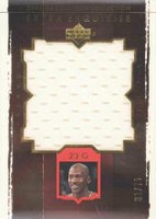 2003 Upper Deck Exquisite Collection Extra Exquisite Jersey #EE-MJ1 Michael Jordan Basketball Card