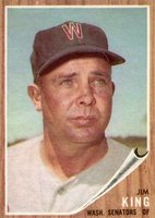 1962 Topps #42 Jim King Baseball Card