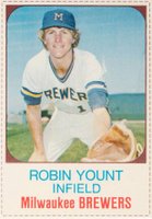 1975 Hostess #80 Robin Yount Hand Cut Baseball Card